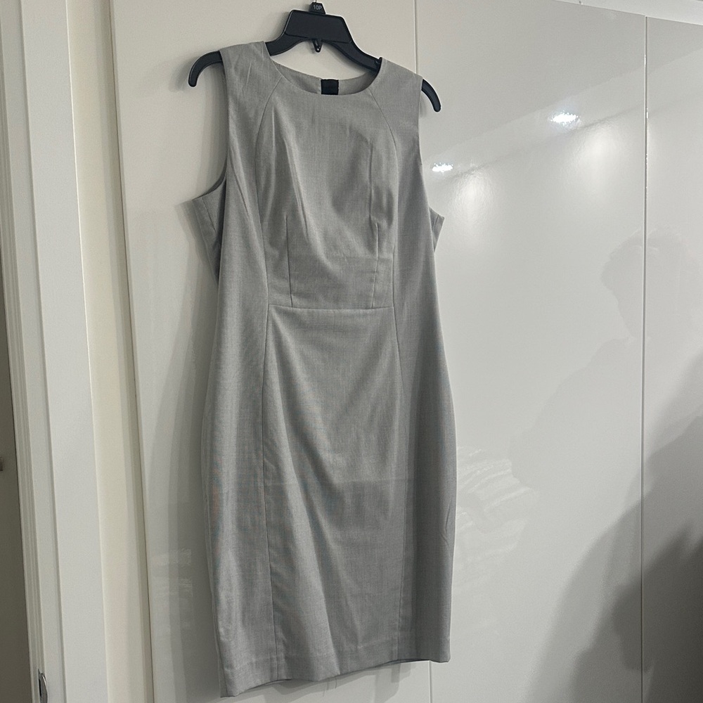 H&M Classic Gray Midi Dress